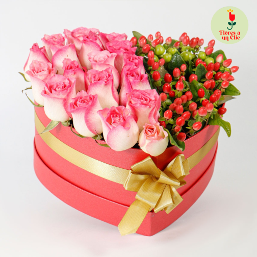 Caja corazón beso de novia 2