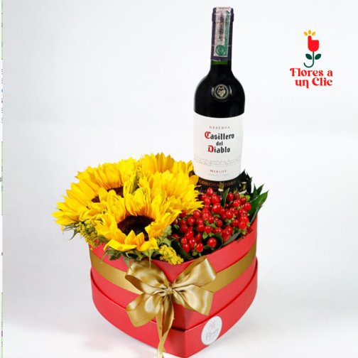 Caja corazón mi sol