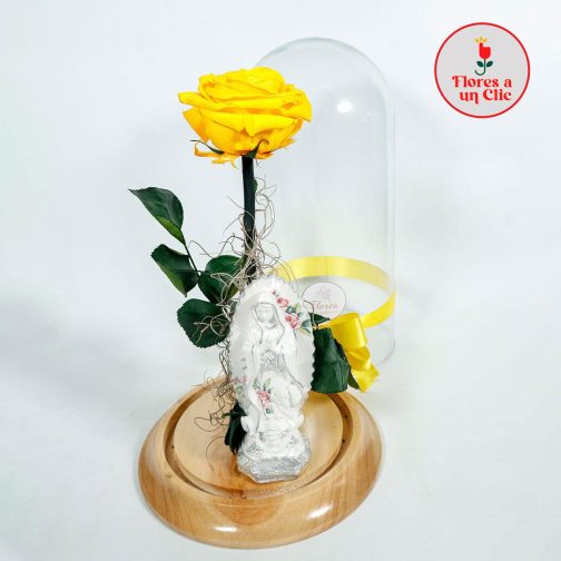 Rosa Preservada Amarilla