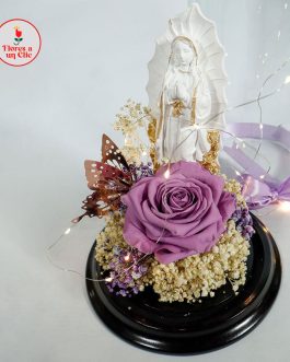 Rosa preservada lila